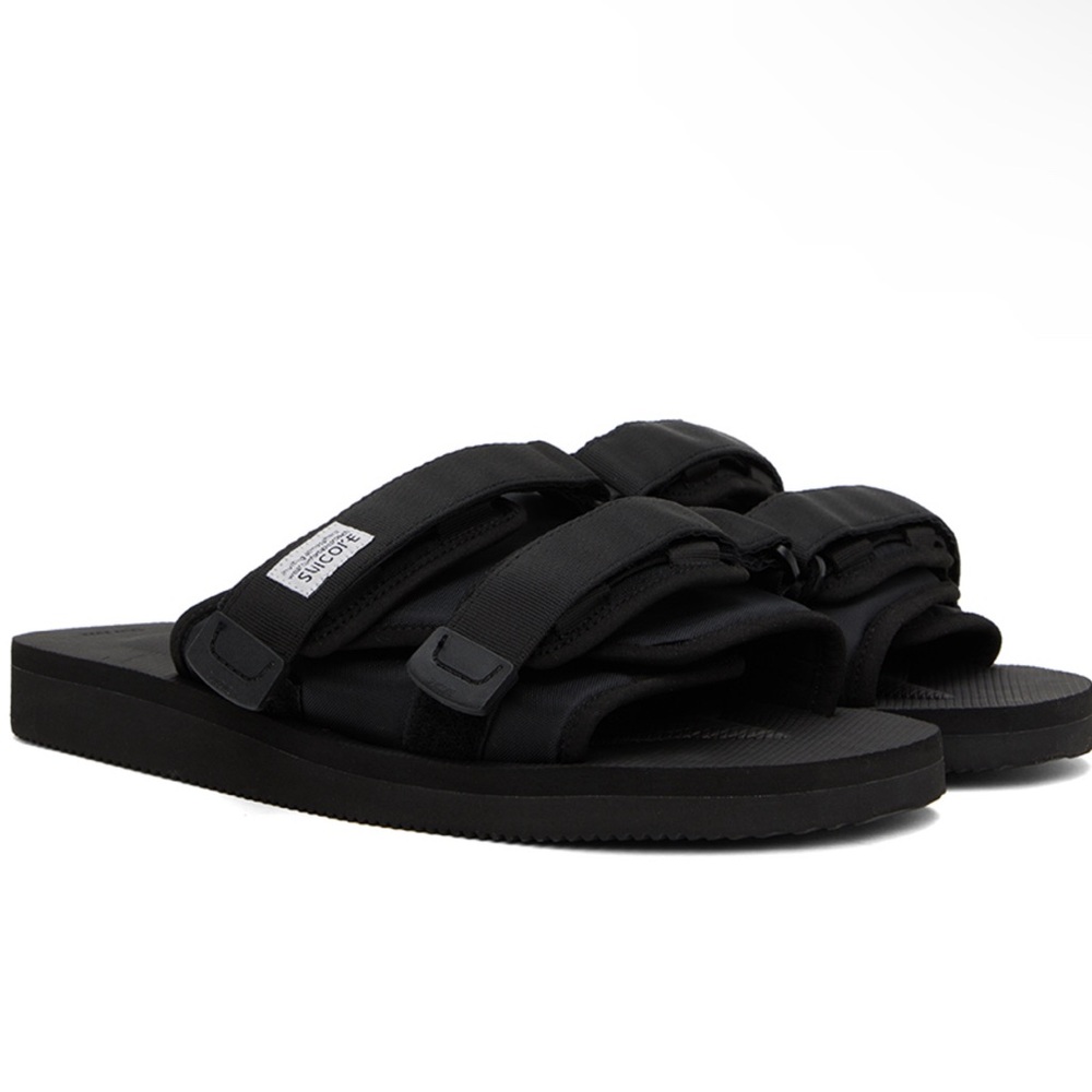 SUICOKE black motocab sandals